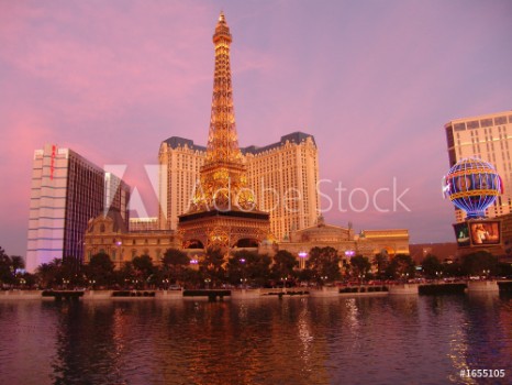 Picture of Sunset in las vegas